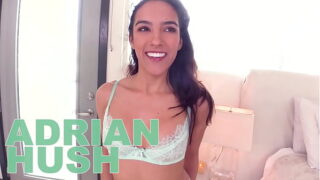 Cutie Adrian Hush takes huge cock in her juicy teen love holes for some cash